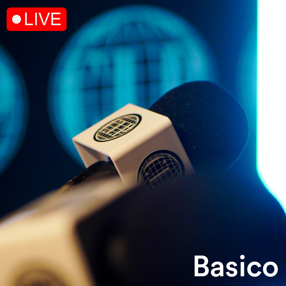 Transmisión en vivo de podcast básico